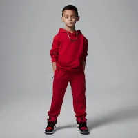 Nike Jordan Dri-FIT Sport Little детские Crossover Pullover Толстовка с капюшоном цвет красный
