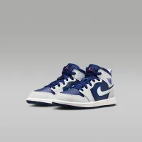 Nike Jordan 1 Mid Little детские Кроссовки синий