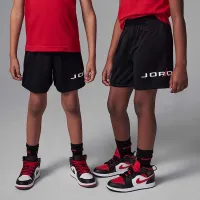 Nike Jordan Little дитячі Baseline 2-Piece Mesh шорти комплект колір чорний