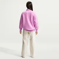 Nike Sportswear Phoenix Fleece женская оверсайз 1/4-Zip Long свитшот цвет фиолетовый