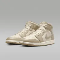 Nike Air Jordan 1 Mid мужские Кроссовки цвет коричневый