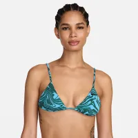 Nike Swim Swirl женская String Bikini Top синий