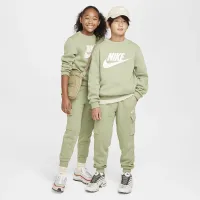 Nike Sportswear Club Fleece Big детские свитшот цвет зеленый
