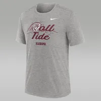 Alabama Crimson Tide Local Campus Time Honoцвет красный Tradition мужские Nike College футболка цвет серый