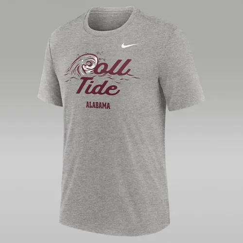 Alabama Crimson Tide Local Campus Time Honoцвет красный Tradition мужские Nike College футболка цвет серый