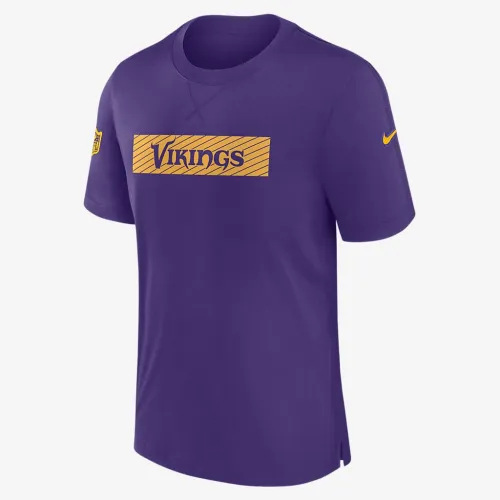 Minnesota Vikings Sideline Player чоловічі Nike Dri-FIT NFL футболка колір фіолетовий