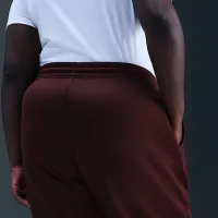 Nike Sportswear Phoenix Fleece жіноча З високою талією оверсайз Sweatpants (великі розміри) колір червоний