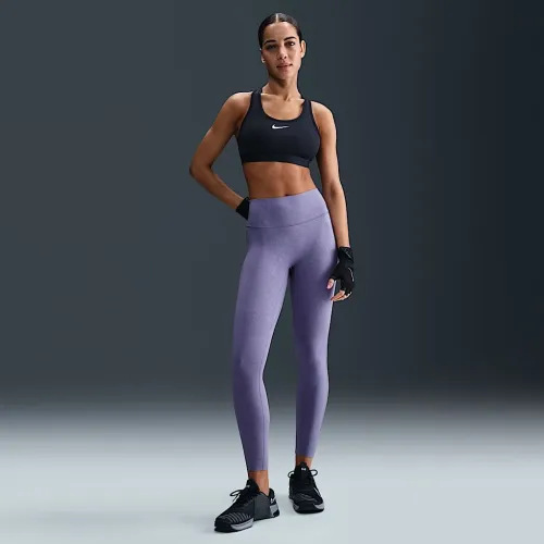 Nike Universa женская Medium-Support С высокой Талией 7/8 лосины цвет фиолетовый