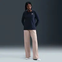 Nike Sportswear Club жіноча Long-Sleeve футболка блакитний