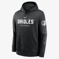 Baltimore Orioles Fashion Club мужские Nike MLB Pullover Толстовка с капюшоном цвет черный