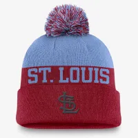 St. Louis Cardinals Rewind Peak мужские Nike MLB Cuffed Pom Beanie цвет красный