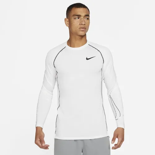 Nike Pro Dri-FIT чоловічі Slim Fit Long-Sleeve Top колір білий