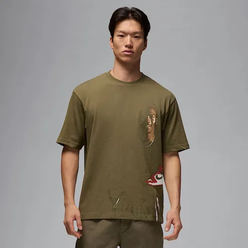 Nike Jordan чоловічі Crew-Neck футболка колір зелений