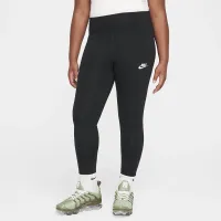 Nike Sportswear Classic Big дитячі (Girls') З високою талією лосіни (Extended Size) колір чорний