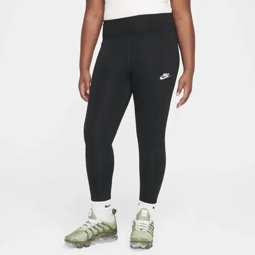 Nike Sportswear Classic Big дитячі (Girls') З високою талією лосіни (Extended Size) колір чорний