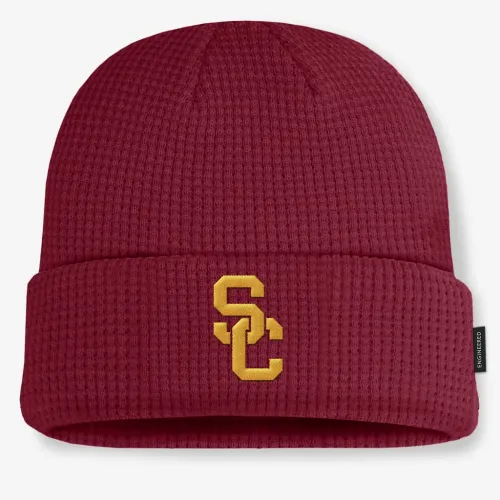USC Trojans Sideline Terra мужские Nike College Cuffed Beanie цвет красный