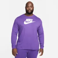 Nike Sportswear мужские Long-Sleeve футболка цвет фиолетовый