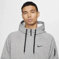 Nike Therma мужские Therma-FIT Full-Zip Fitness Top цвет серый