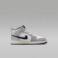 Nike Jordan 1 Mid SE Craft Little Kids' взуття Grey