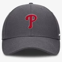 Philadelphia Phillies Club чоловічі Nike Dri-FIT MLB Adjustable Hat колір сірий