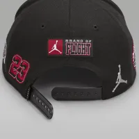 Nike Jordan Patch Pack Big детские Flat Brim Cap цвет черный