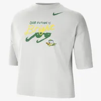 Oregon женская Nike College футболка цвет серый