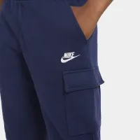 Nike Sportswear Club Fleece Big детские Cargo Pants (Extended Size) синий
