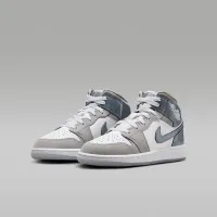 Nike Air Jordan 1 Mid SE Big дитячі Кросівки колір білий