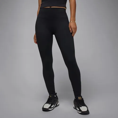 Nike Jordan Sport женская Dri-FIT С высокой Талией лосины цвет черный