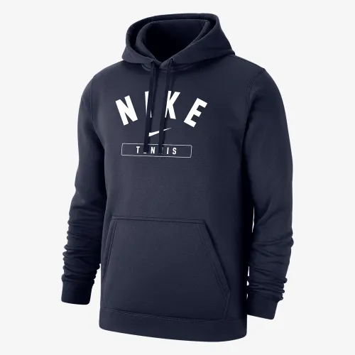 Nike Tennis мужские Pullover Толстовка с капюшоном синий