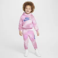 Nike Solarized Toddler Pullover Толстовка с капюшоном and Pants набор Pink