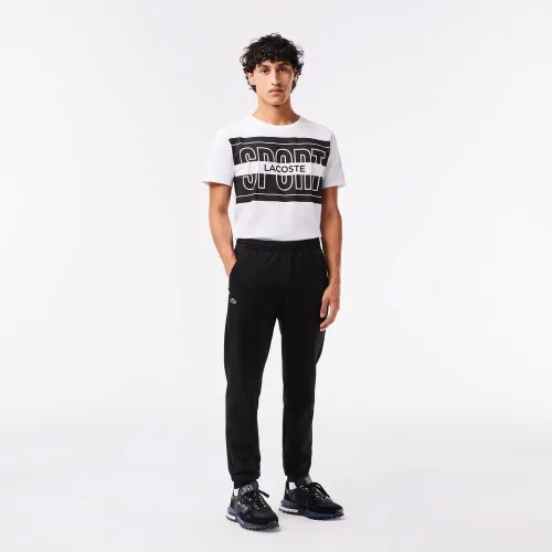 Штаны Lacoste Mesh Panels Tracksuit XH9559-C31 - Черные