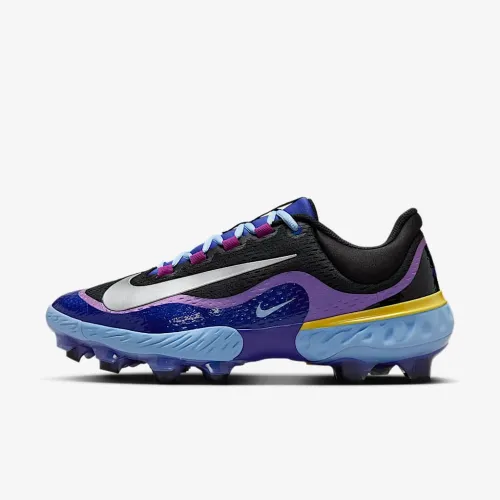 Nike Alpha Huarache Elite 4 Low MCS бейсбольные бутсы цвет фиолетовый