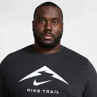 Nike Dri-FIT чоловічі Trail Running футболка колір чорний