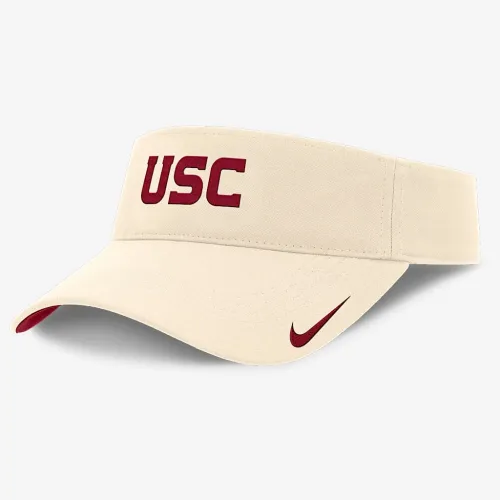 USC Trojans Primetime Ace мужские Nike Dri-FIT College Adjustable Visor цвет коричневый