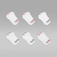 Nike Jordan Big детские Legend Crew носки (6 пары) цвет белый