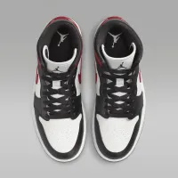 Nike Air Jordan 1 Mid женская Кроссовки цвет белый