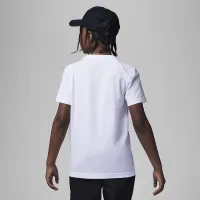 Nike Jordan Big дитячі футболка колір білий