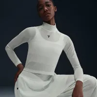 Nike Kobe женская Long-Sleeve Cropped Top цвет белый