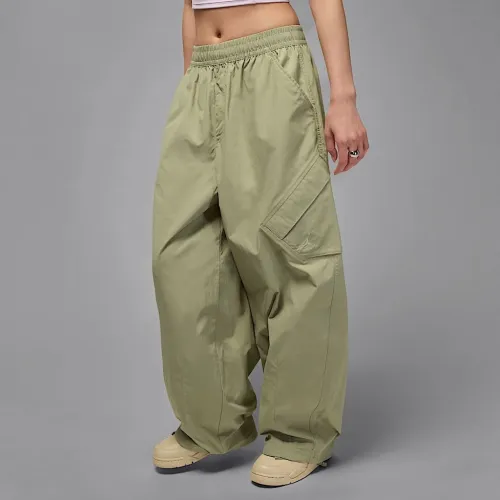 Nike Jordan Flight Chicago жіноча Parachute Pants колір коричневий