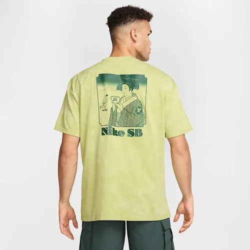 Nike SB Yuto Horigome Skate футболка цвет зеленый