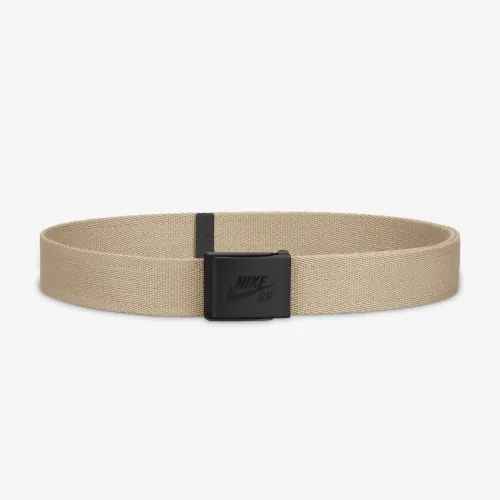 Nike SB Solid Single Web Belt цвет коричневый