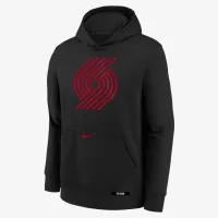 Portland Trail Blazers Club City Edition Big дитячі Nike NBA Pullover Толстовка з капюшоном колір чорний