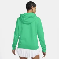Nike Sportswear Club Fleece женская Full-Zip Толстовка с капюшоном цвет зеленый