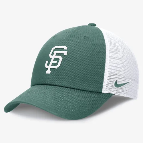 San Francisco Giants Bicoastal Club мужские Nike MLB Trucker Adjustable Hat цвет зеленый
