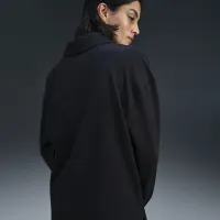 Nike Sportswear Essential женская оверсайз Long-Sleeve Polo цвет черный