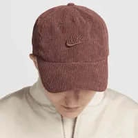 Nike Club Unstructuколір червоний Corduroy Cap колір коричневий