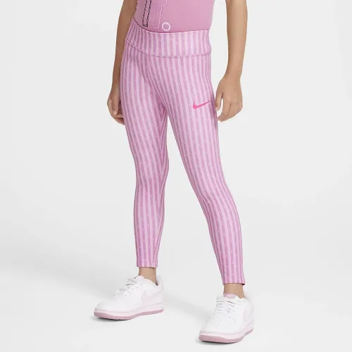 Nike Dri-FIT One Little дитячі Printed Tights Pink