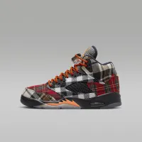 Nike Air Jordan 5 Retro Plaid Big дитячі Кросівки колір чорний
