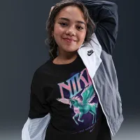 Nike Sportswear Big дитячі (Girls') футболка колір чорний